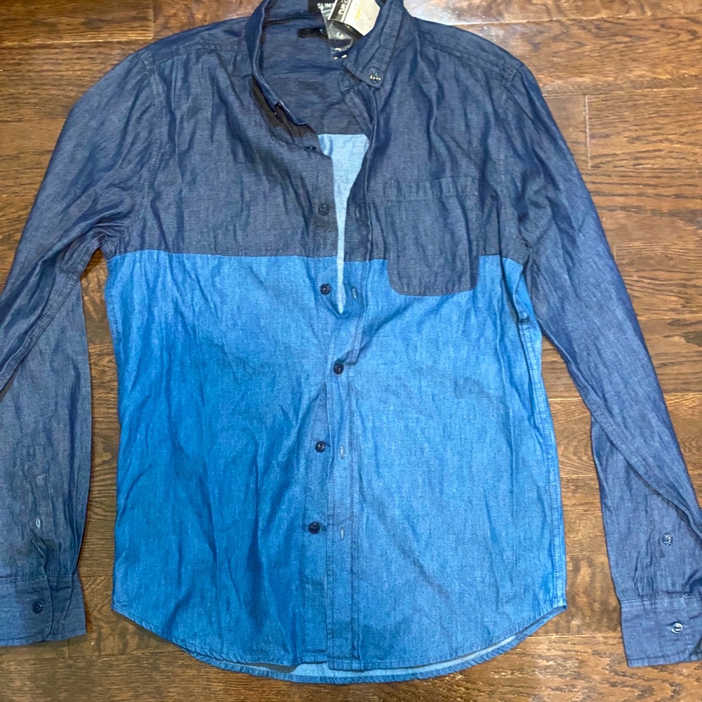Two-Tone Rue 21 Button Down Shirt